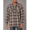 Wolverine Men’s Hastings Sherpa Lined Zip Shirt Jacket(Blk Oliv Pl)