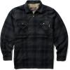 Wolverine Men’s Hastings Sherpa Lined Zip Shirt Jacket(Shadow Gray)