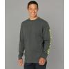 Wolverine Men’s Long Sleeve Graphic Tee(Dark Grey Heather)