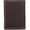 Wolverine Mens Marquette L-Fold Bifold Wallet | RFID Protection | ID Wondow | Card Slots | Bill Pocket | Slip Pocket | Durable | Pebbled Leather – Brown