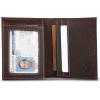 Wolverine Mens Marquette L-Fold Bifold Wallet | RFID Protection | ID Wondow | Card Slots | Bill Pocket | Slip Pocket | Durable | Pebbled Leather – Brown