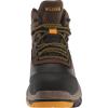 Wolverine Men’s Overpass Composite Toe Waterproof Work Boots(Black/Brown)
