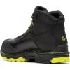 Wolverine Men’s Overpass Composite Toe Waterproof Work Boots(Black/Lime)