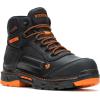 Wolverine Men’s Overpass Composite Toe Waterproof Work Boots(Black/Orange)