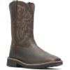 Wolverine Men’s Rancher 10″ Square Toe Soft Toe Work Boot(Dark Brown)