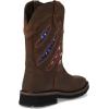 Wolverine Men’s Rancher Claw Steel Toe Waterproof Wellington Boot(Brown/Flag)