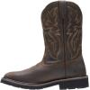 Wolverine Men’s Rancher Steel Toe 10in Work Boots(Dk Brown/Rust)
