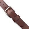 Wolverine Men’s Reversible Full Grain Leather Belt | Heavy Duty | Workwear | Casual | Durable | Metal Buckle(Signature – Brown)