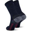 Wolverine Men’s Safety Toe Work Boot Crew Socks (2-Pack)(Navy)