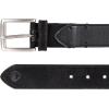 Wolverine Men’s Stretch Leather Belt | Heavy Duty | Utility | Durable | Casual | Classic | Comfort | Metal Buckle(Flex – Black)