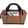 Wolverine Tool Bag |Tote | Utility Roll | Durable Nailhead Nylon, Adjustable Straps, and Versatile Pockets(Chestnut)