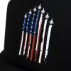 Wolverine Unisex-Adult Trucker Hat Snap Back Baseball Cap for Men and Women, One Size Fits Most(American Flag Jets – Black)