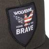 Wolverine Unisex-Adult Trucker Hat Snap Back Baseball Cap for Men and Women, One Size Fits Most(Home of the Brave – Black Olive)