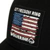Wolverine Unisex-Adult Trucker Hat Snap Back Baseball Cap for Men and Women, One Size Fits Most(Let Freedom Ring – Black)