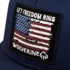 Wolverine Unisex-Adult Trucker Hat Snap Back Baseball Cap for Men and Women, One Size Fits Most(Let Freedom Ring – Navy)