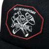 Wolverine Unisex-Adult Trucker Hat Snap Back Baseball Cap for Men and Women, One Size Fits Most(Out Do Everyday Tools – Foam Black)