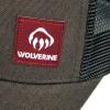 Wolverine Unisex-Adult Trucker Hat Snap Back Baseball Cap for Men and Women, One Size Fits Most(Red Logo – Black Olive)
