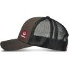 Wolverine Unisex-Adult Trucker Hat Snap Back Baseball Cap for Men and Women, One Size Fits Most(Red Logo – Black Olive)