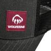 Wolverine Unisex-Adult Trucker Hat Snap Back Baseball Cap for Men and Women, One Size Fits Most(Red Logo – Onyx)
