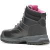 Wolverine Women’s Piper Waterproof Composite Toe 6in Construction Boot(Black)