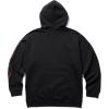 Wolverine mens Graphic Hoodie – Sleeve Logo(Black)