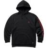 Wolverine mens Graphic Hoodie – Sleeve Logo(Black)