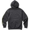 Wolverine mens Graphic Hoodie – Sleeve Logo(Onyx Heather)