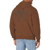 Wolverine mens Graphic Hoodie – Sleeve Logo(Pecan Axe)