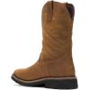 Wolverine mens Rancher Flag Steel Toe Wellington(Brown)