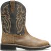 Wolverine mens Rancher Pull-on Steel-toe Work Wellington(Black)