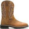 Wolverine mens Rancher Pull-on Steel-toe Work Wellington(Cashew)