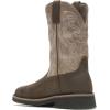 Wolverine mens Rancher Square Toe Steel Toe Waterproof Wellington(Dark Taupe)