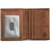 Woverine Men’s Bifold Wallet | RFID Protection | Card Slots | Bill Pocket | Durable | Rugged | Leather | Canvas(Rigger – Brown)