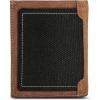 Woverine Men’s Bifold Wallet | RFID Protection | Card Slots | Bill Pocket | Durable | Rugged | Leather | Canvas(Rigger – Brown)