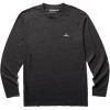 WOLVERINE Mens Edge Long Sleeve T-Shirt(Black Heather)