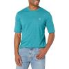 WOLVERINE Mens Edge Performance Short Sleeve T-Shirt(Legion Blue Heather)