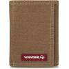 Wolverine Men’s Bifold Wallet | RFID Protection | ID Window | Card Slots | Bill Pocket | Durable | Leather | Canvas(Guardian Cotton – Chestnut)