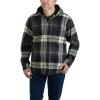 Wolverine Men’s Bucksaw Hooded Flannel Shirt Jac(Gunmetal Plaid)