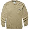 Wolverine Men’s Flame Resistant Long Sleeve Henley T-shirt(Khaki)