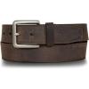 Wolverine Men’s Full Grain Leather Work Belt | Workwear | Heavy Duty | Utility | Rugged | Durable | Metal Buckle(Rugged Patch – Brown)