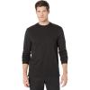 Wolverine Mens Guardian Cotton Long Sleeve Pocket Tee(Black)