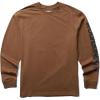 Wolverine Men’s Long Sleeve Graphic Tee(Pecan)