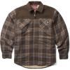 Wolverine Mens Marshall Iii Sherpa Zip Shirtjack(Dark Earth)