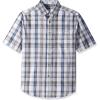 Wolverine Men’s Mortar Short Sleeve Shirt(Pewter Plaid)