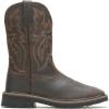 Wolverine Men’s Rancher 10″ Square Toe Soft Toe Work Boot(Dark Brown)
