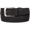 Wolverine Men’s Reversible Full Grain Leather Belt | Heavy Duty | Workwear | Casual | Durable | Metal Buckle(Canvas/Leather – Black)