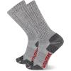 Wolverine Men’s Safety Toe Work Boot Crew Socks (2-Pack)(Gray)