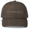 Wolverine Work Hat | Adjustable | Rugged | Durable | Comfort | Workwear | Cotton Canvas(Embroidered Logo – Black Olive)
