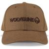 Wolverine Work Hat | Adjustable | Rugged | Durable | Comfort | Workwear | Cotton Canvas(Embroidered Logo – Chestnut)