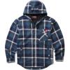 Wolverine mens Bucksaw Ii Hooded Shirtjack(Dusk Blue)